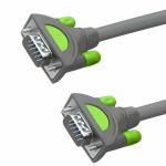 Multy Byte VGA Cable 15 Meter - High Durability Male to Male Cable for PC/Laptop, Projector, LCD Monitor - 15 Pin VGA Port - 1080p HD Resolution Support- Ideal for Gaming, Video Editing, and Projection