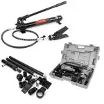 VOLTZ 10Ton Hydraulic Porta Power Jack Bodywork Repair Kit for Auto Car Repair Tool with 2M Hose Lift Ram Portable