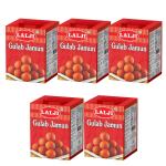 LALJI Foods Gulab Jamun 5Kg (1Kg x 5) | Rich and Creamy Gulab Jamun by LALJI | Irresistible Indian Dessert