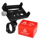 Autofy Universal Claw Grip Aluminium Bike Mobile Holder Waterproof for All Bikes Scooters Scooty