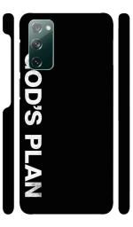 YAPZONE God's Plan | Designer Printed Hard Back Cover for Samsung Galaxy S20FE / S20FE 5G Premium & Attractive Case for Your Smartphone