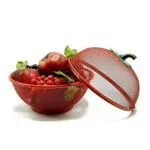Shree hans creation Apple Shape Net Fruits Basket for Kitchen