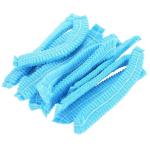 JASMINE & GLORY | 100 Pcs | Blue Disposable Head Cover | Elastic Bouffant Cap | 18