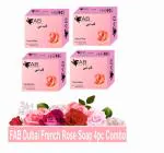 SHAGUN MARKETING fab dubai soap french rose (pack of 4)--f5