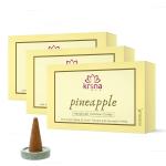 VEDANUM Charcoal Free Pineapple Organic Air Purification Incense Sticks 60 g (Pack of 3)