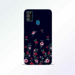 Covers Gap Samsung M30s Black Flower Polycarbonate Mobile Phone Hard Back Cover Case Stylish Designer 3D Printed For Girls And Boys 20 x 15 x 5 cm