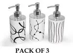Whinsy (Pack of 3) Empty Plastic Bottle for Sanitizer, Handwash, Lotion, Oil, Liquid, Dispenser