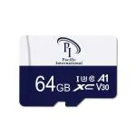Pacific International 64GB Micro SDXC V30 A1 U3 130MB Full HD and 4K UHD Memory SD Card