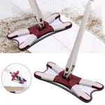 SHREE SANT ENTERPRISE 360 Degree X-Type Microfiber Mop - Versatile X-Shaped Floor Cleaner with Adjustable Handle, Swivel Head, and Washable Pad | Ideal for Hard Floors, Wet & Dry Use, Efficient Dust & Dirt Removal