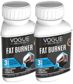 VOGUE Pharmaceuticals Pvt. Ltd. Vogue wellness Fat Burner Tablets For Energy Weight Management Better Metabolism 60 Pcs Each (Pack Of 2)
