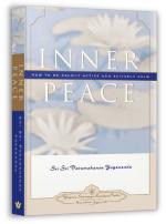Inner Peace- Hardcover | Spiritual Book for Gift | Meditation Book | Paramahansa Yogananda | Yogoda Satsanga Society of India