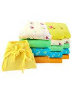 SuperBottoms Unisex Multicolour Nappy 100% Cotton Pack of 15 (Large)