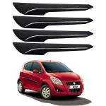 Oshotto (BP-04) Car Black Rubber Bumper Protector/Corner Moulding Compatible with Maruti Suzuki Ritz -(Set of 4 pcs)