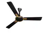 V-Guard Exado AS Designer Ceiling Fan for Home | Energy Efficient | 1200mm Sweep |340 RPM Speed | CHOCO BEIGE BROWN | Aerodynamically Designed Metal Blade for Higher Air Thrust l 100% Copper Motor