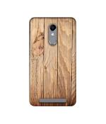 Casotec Wooden Texture Design Printed Silicon Soft TPU Back Case Cover for Micromax Canvas Evok Power Q4260