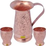 Shivshakti Arts C-1216-2 Jug Glass Set (Copper)