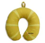 Pseudo New Born Baby Soft Neck Supporting Pillow for Head Shaping Baby (0-18 Month) Lemon, Cotton, pack of 1