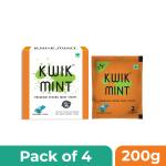 Kwik Mint Mouth Freshener Strips - Pack of 4