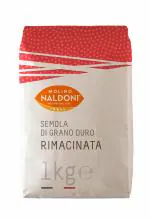 Damati Foods Molino Naldoni Italian Semolina Rimacinata Di Grano Duro 1Kg | 100% Natural, Unadulterated and NON-GMO | Makes the Perfect Base