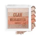 Colors Queen Glam Highlighter for Face Makeup | Highlighter Makeup | Multi-Color Highlighter Palette - (01)12g