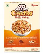 Manna Breakfast Multigrain Cereal for Kids 300g, Oats & Nuts, Millets | Go Grains Crunchies