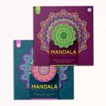 Target Publications Mandala Colouring Books for Adults with Tear Out Sheets for Artwork (Set of 2)