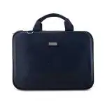 HARISSONS Gator Laptop Messenger Bag 15.6 Inch Office Briefcase Bags 8 Ltrs with Built-in Organizer Water-Resistant Zippers PU Vegan Leather Detachable Shoulder Strap Dual Padded Handles Blue