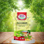 AGS Herbal Pure Herbal & Organic Certified Tulsi Ginger Tea-200gm