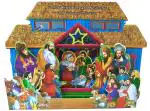 SK Craft Cardboard Paper Baby Jesus Birth (Pack of 1)