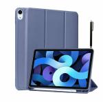 ProElite Smart Flip Case Cover for Apple iPad Air 5th/4th Gen 10.9 Inch with Pencil Holder [Auto Sleep/Wake] with Stylus Pen - Lavender