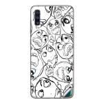 GADGETSWRAP Printed Vinyl Skin Sticker for Samsung Galaxy A70 - meme-face