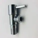 MLD Disk Angle Cock for Bathroom, Angle Wall Valve for Bathroom, Stop Cock Brass Disc Stop Cock for Bathroom Taps, Geyser and Wash Basin Connection, Chrome Finish 8 pcs