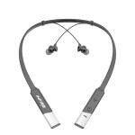 iNFiRe FireBand upto 20 Hours PlayTime , IPX4 with High Bass Magnetic Drivers NeckBand Bluetooth Headset  (Cosmic Grey, In the Ear)