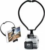 D & Y - Careflection Neck Band holder mount for Smart Phone Insta360 X3 DJI Action 3/ Action 2/ DJI OSMO Action/DJI Pocket/FIMI PALM/GoPro hero 7/8/9/10 /11/Insta360 ONE R/ONE X/ONE X2 /EVO,Digital Cam etc