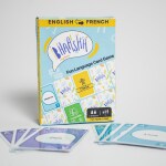 VibhutiCrafts Bhaasha Cards - Family Card Game: A Language Card Game for age 7 years to Grown-ups. Fun, Stratergic Playtime for kids, teens, adults can play at home, party and clubs (French)