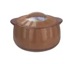 Nayasa Finesta Knits Deluxe Brown Plastic Insulated Casserole 2500 ML