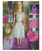 yunicron Max White Shinig Doll with Make up Acc Freeoffer