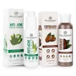 Bella Vita Organic Exfoliate Face And Body Coffee Scrub Grit For Skin Brightening, De-Tan Removal And Anti Acne Face Wash For Oil Control, Pimples Repair And Glow (Combo Of 2)