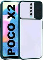 Lenient Xiaomi Poco X2 Green Silicon and Plastic Camera Bump Protector Back Cover