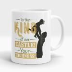 Lastwave Fathers Day Coffee Mug Collection, To the King of our Castle! Your Highness!, Dad Printed Quote 11Oz Ceramic Coffee Mug, Gift for Father, Dad, Papa on Fathers Day