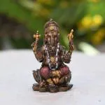 CraftVatika Multicolor Plastic Ganesha Statue 50 x 50 cm