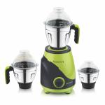 Veronica Optimus Heavy 1000-Watt Mixer Grinder with 3 Jars , Green-Black