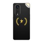 GADGETSWRAP Printed Vinyl Skin Sticker for Oppo Reno 8T (5G) - Gold Star