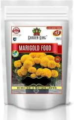 Sansar Green Marigold Food, Essential Organic Fertilizer for Marigold Plants, Double Filtered with All Required Nutrients and Active Micro-Organism for heavy flowering Fertilizer (5 kg, Powder)