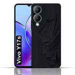 SROCK Silicone Vivo Y17s Back Cover | Ultra Hybrid | Armor Case | Shockproof | Drop Protection | Case for Vivo Y17s-Black