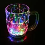 Denzcart Rainbow Color Cup - Mug with 7 Color LED Lighting Glass (Mug Cup , Pack Of 1 )