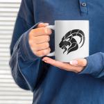 Home Decor Expert Capricron Sign Printed White Ceramic Coffee Mug 350ml