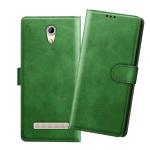 HANIRY Flip cover For Micromax Bharat 2 flip cover / Q402 flip cover / Micromax Bharat 2 Plus flip cover / Green