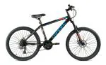 Cradiac Globetrotter Black, Blue and Red Alloy Steel 21 Speed Mountain Bike for Adults (Pack of 1)