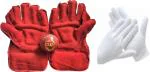KOEL Red Leather Wicket Keeping Gloves